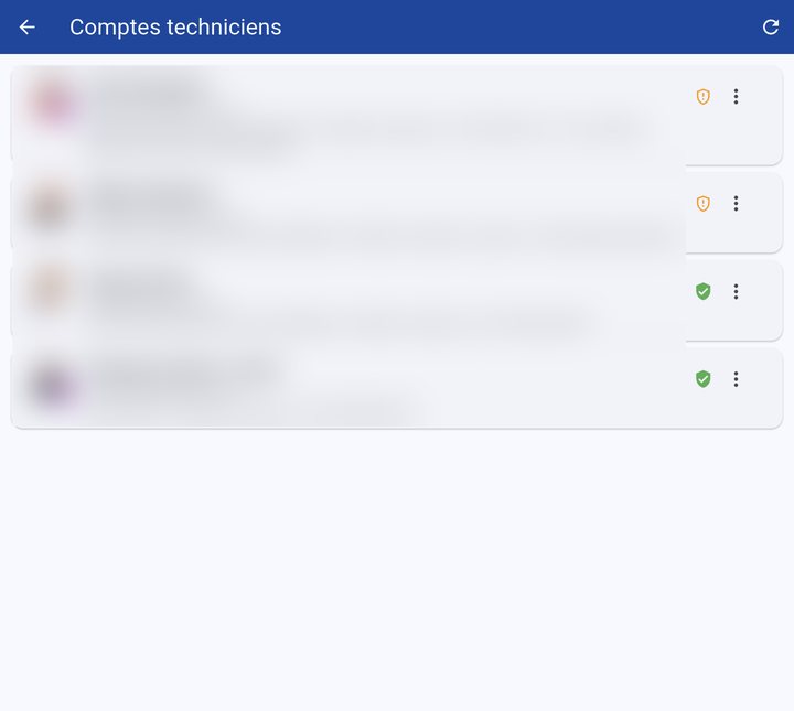 Comptes techniciens